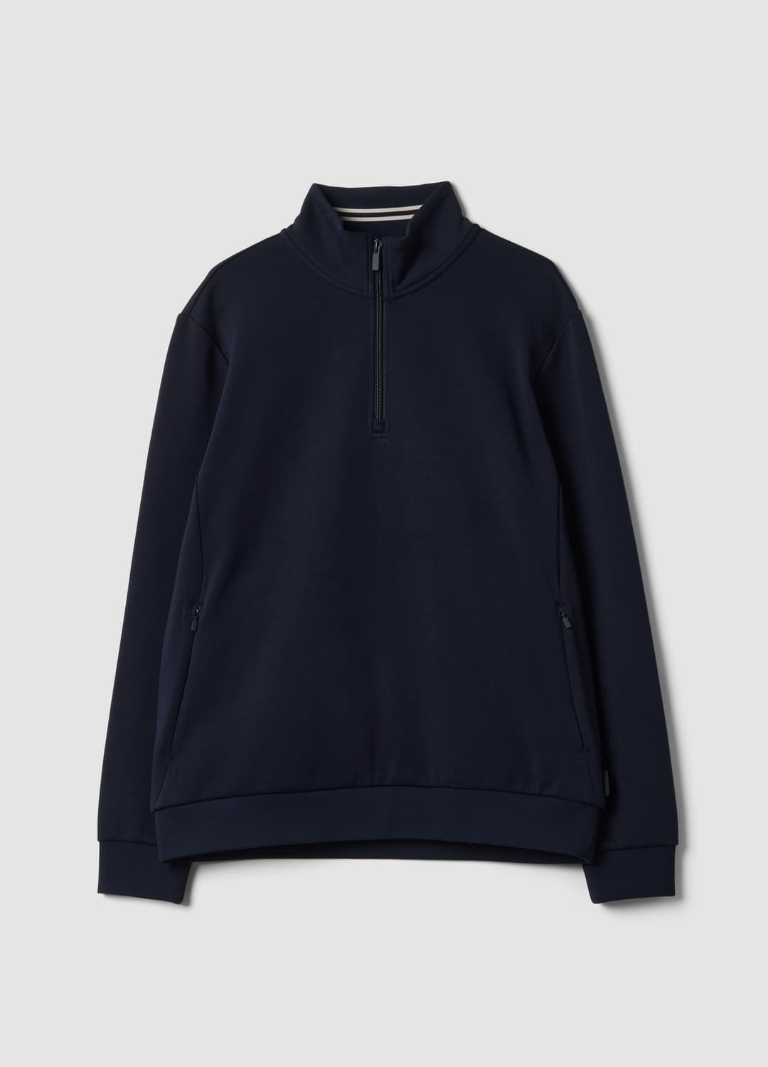 Half-zip Blu In Cotone Elasticizzato Traspirante 2 Way Stretch | OVS Half-zip Blu In Cotone Elasticizzato Traspirante 2 Way Stretch - 0 | OVS
