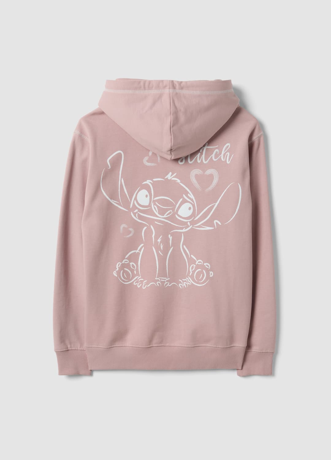 Felpa Rosa Con Cappuccio In Puro Cotone Con Stampa Lilo & Stitch | OVS Felpa Rosa Con Cappuccio In Puro Cotone Con Stampa Lilo & Stitch - 6 | OVS