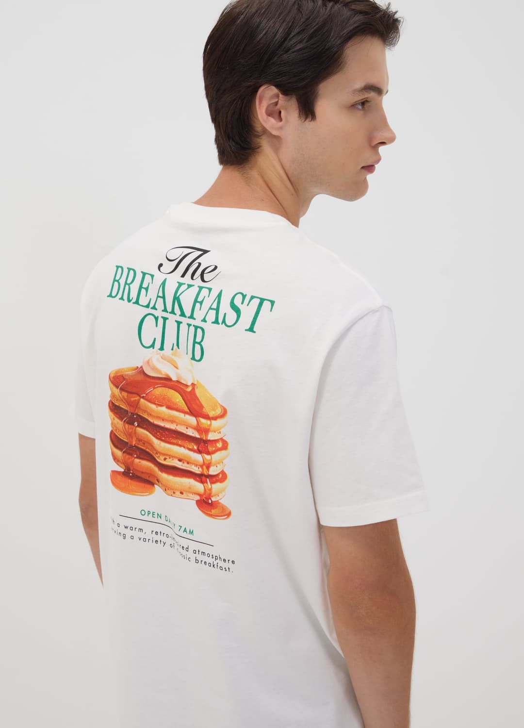 Weißes T-shirt Aus Reinem Baumwoll-jersey Mit Print | OVS Weißes T-shirt Aus Reinem Baumwoll-jersey Mit Print - 0 | OVS
