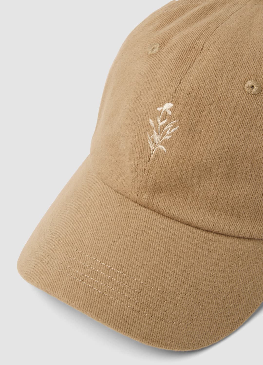 Cappello Beige In Puro Cotone Con Ricamo | OVS Cappello Beige In Puro Cotone Con Ricamo - 2 | OVS