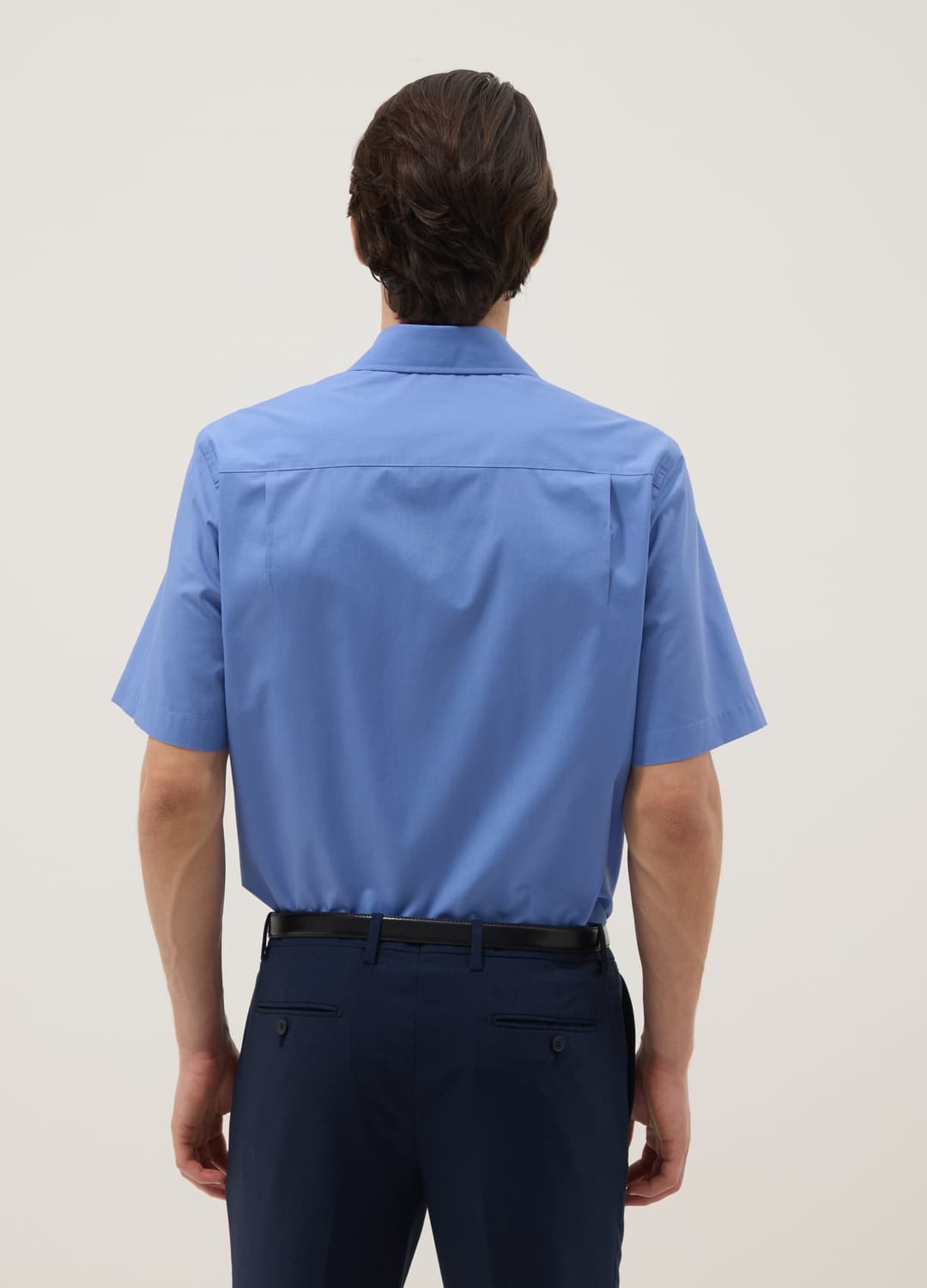 Camicia Azzurra A Maniche Corte Con Colletto Classico | OVS Camicia Azzurra A Maniche Corte Con Colletto Classico - 2 | OVS