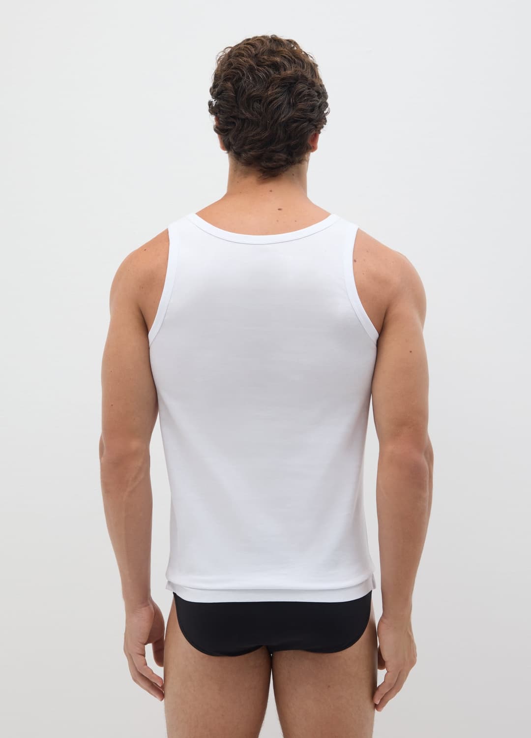 Bipack Di Canottiere In Puro Cotone Bianche Regular Fit | OVS Bipack Di Canottiere In Puro Cotone Bianche Regular Fit - 2 | OVS