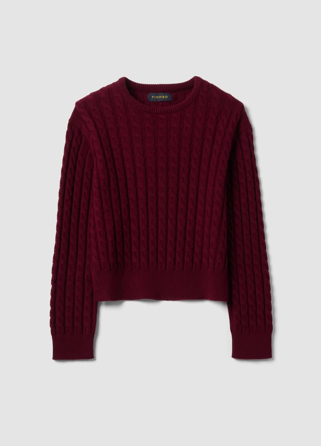 Maglia Blu Girocollo In Puro Cotone A Trecce Regular Fit | OVS Maglia Blu Girocollo In Puro Cotone A Trecce Regular Fit - 0 | OVS