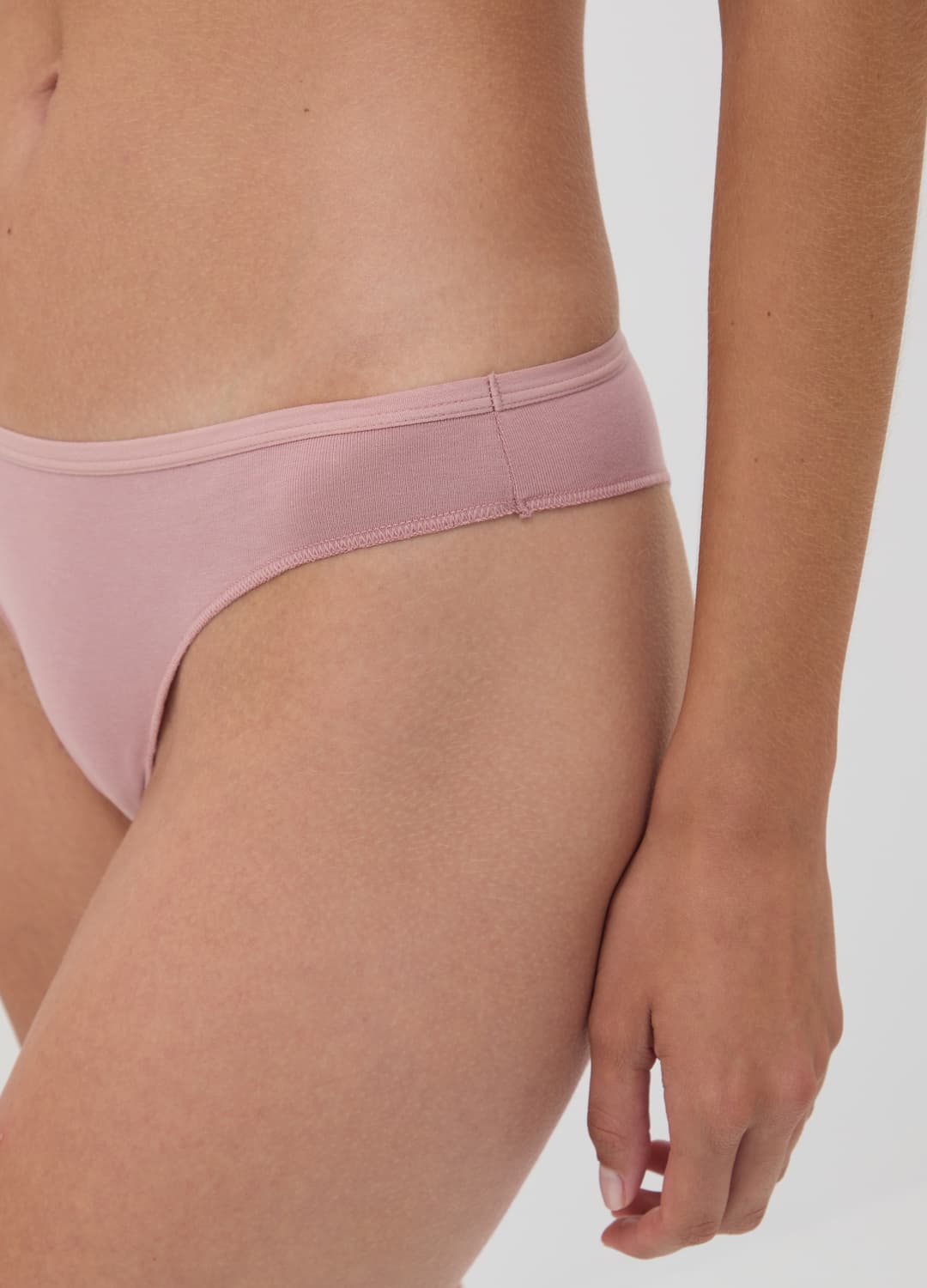 Multipack Di Cinque Slip Brasiliana In Cotone Organico E Viscosa Elasticizzato | OVS Multipack Di Cinque Slip Brasiliana In Cotone Organico E Viscosa Elasticizzato - 3 | OVS