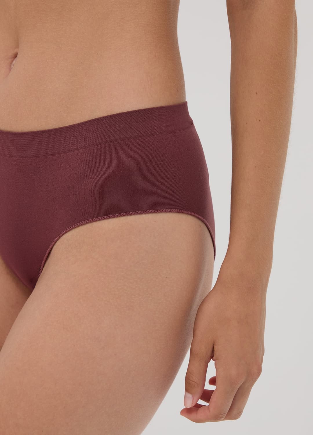 Slip Marroni In Microfibra Elasticizzata | OVS Slip Marroni In Microfibra Elasticizzata - 3 | OVS