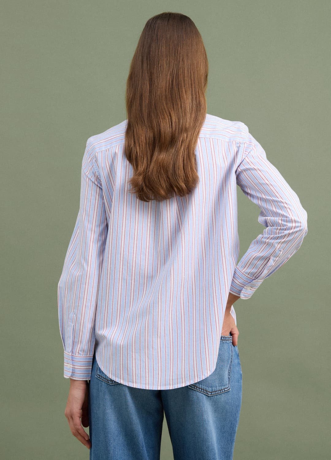 Camicia Rosa A Righe In Popeline Regular Fit | OVS Camicia Rosa A Righe In Popeline Regular Fit - 10 | OVS