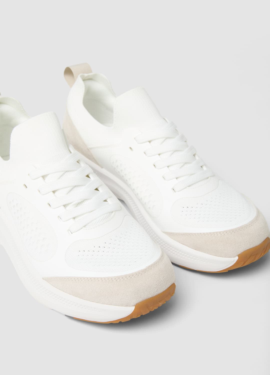 Weiße Und Beige Sportsneaker | OVS Weiße Und Beige Sportsneaker - 1 | OVS