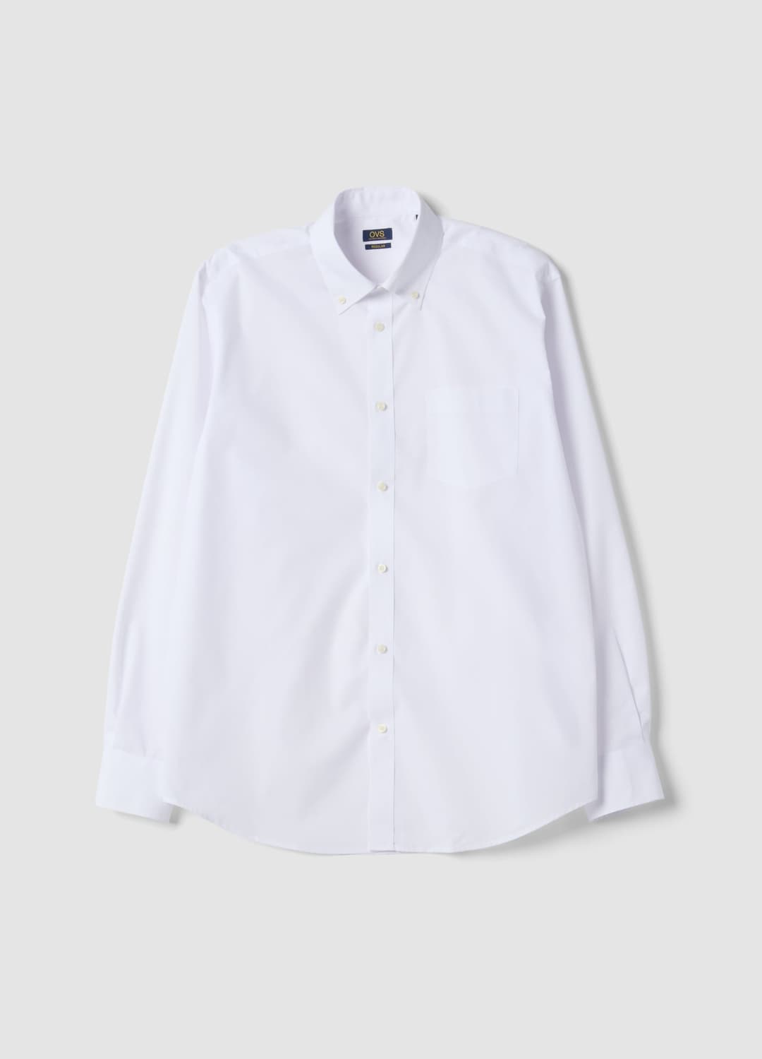Camicia Bianca Regular Fit Con Colletto Button Down Easy Iron | OVS Camicia Bianca Regular Fit Con Colletto Button Down Easy Iron - 0 | OVS
