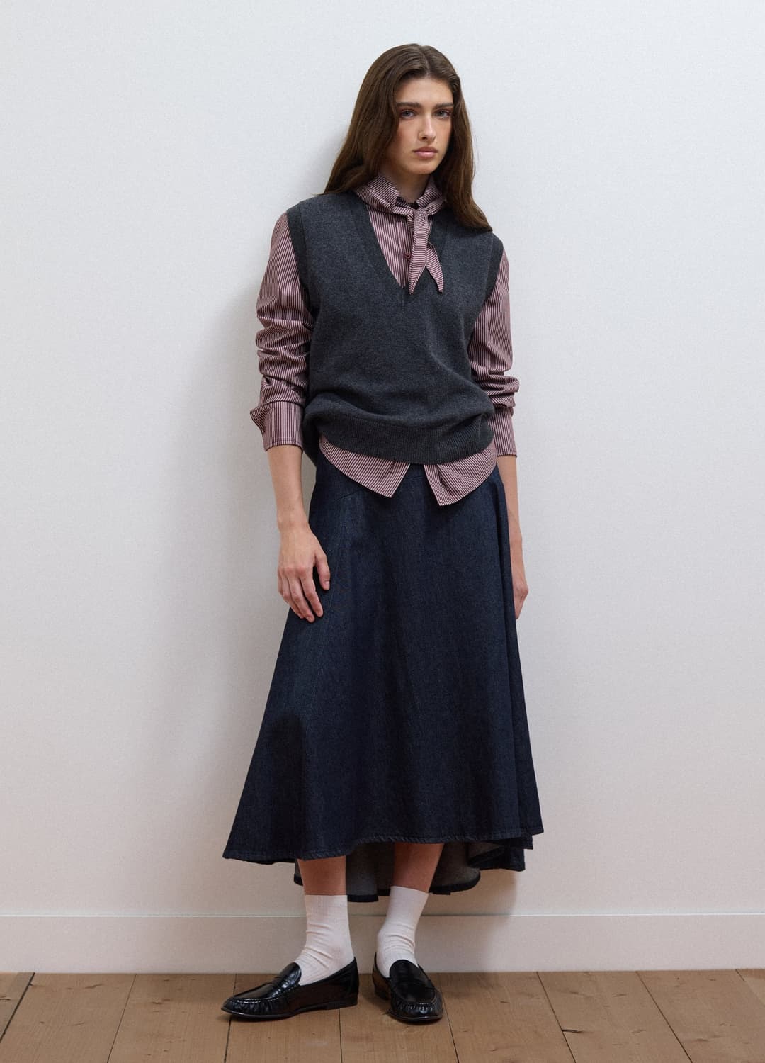 Gilet Grigio In Pura Lana Con Scollo Profondo A V | OVS Gilet Grigio In Pura Lana Con Scollo Profondo A V - 1 | OVS