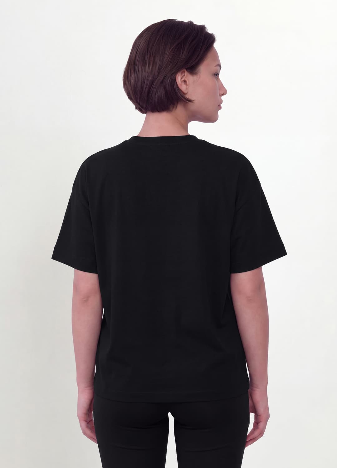 Schwarzes Rundhals-t-shirt Aus Elastischem Baumwoll-modal-mix | OVS Schwarzes Rundhals-t-shirt Aus Elastischem Baumwoll-modal-mix - 3 | OVS