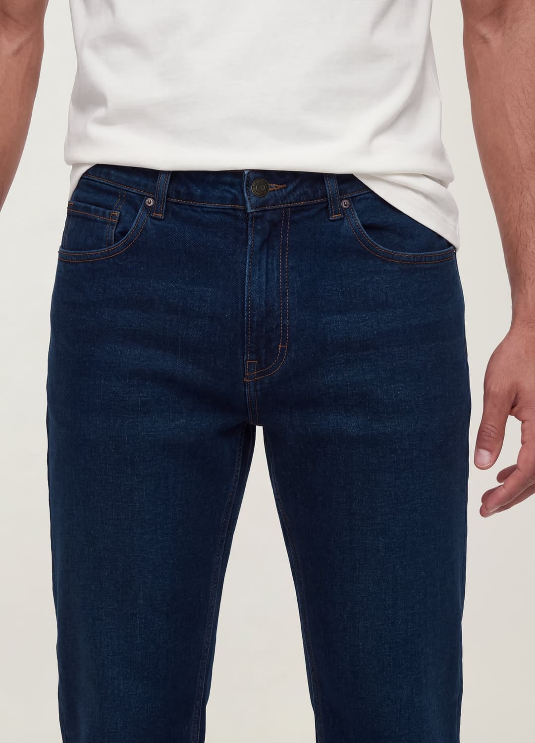 Blaue Denim-jeans Aus Baumwoll-viskose-mix | OVS Blaue Denim-jeans Aus Baumwoll-viskose-mix - 1 | OVS