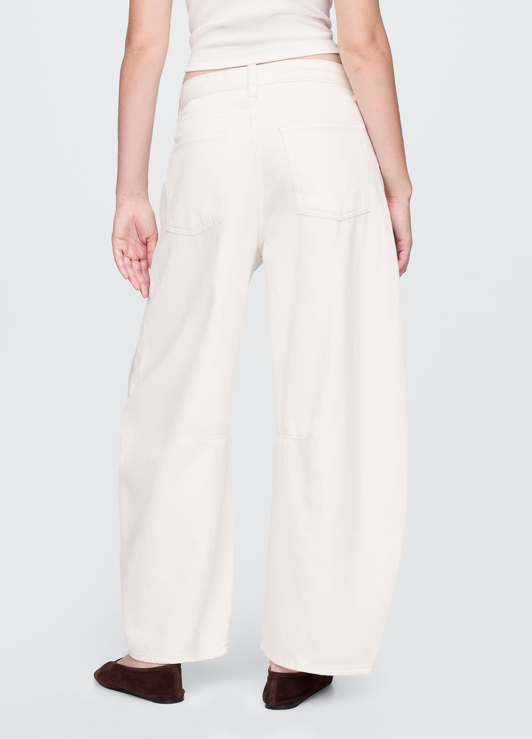 Pantaloni Ampi Bianchi In Cotone | OVS Pantaloni Ampi Bianchi In Cotone - 2 | OVS