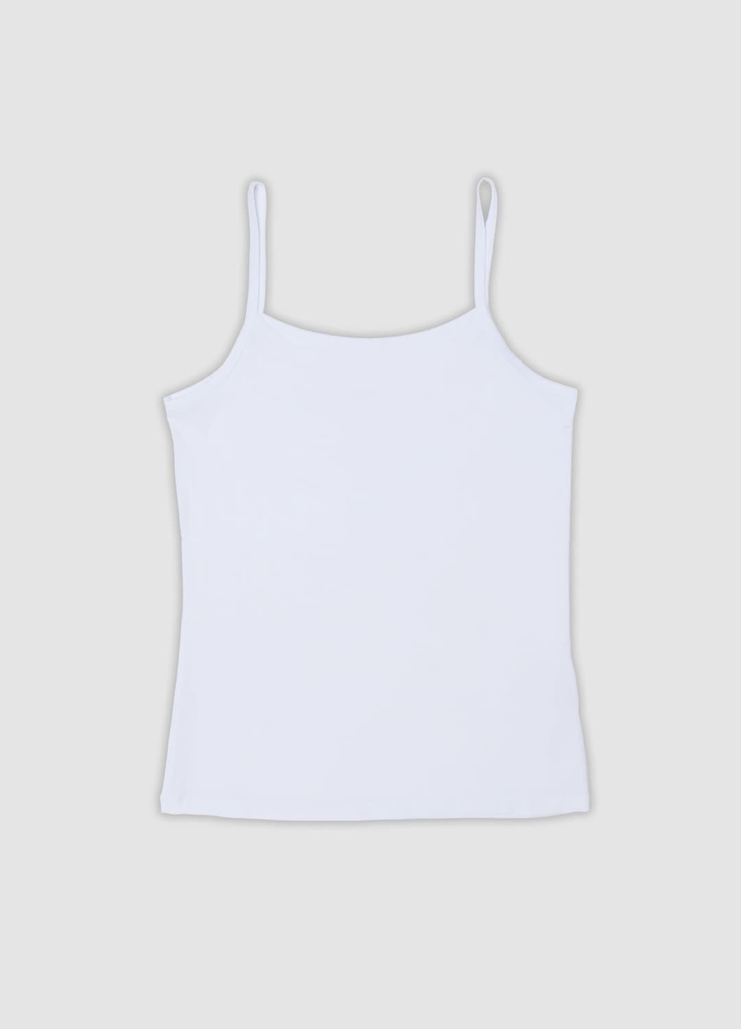 Weißes Tanktop Aus Elastischem Stoff Mit Rundhalsausschnitt | OVS Weißes Tanktop Aus Elastischem Stoff Mit Rundhalsausschnitt - 0 | OVS