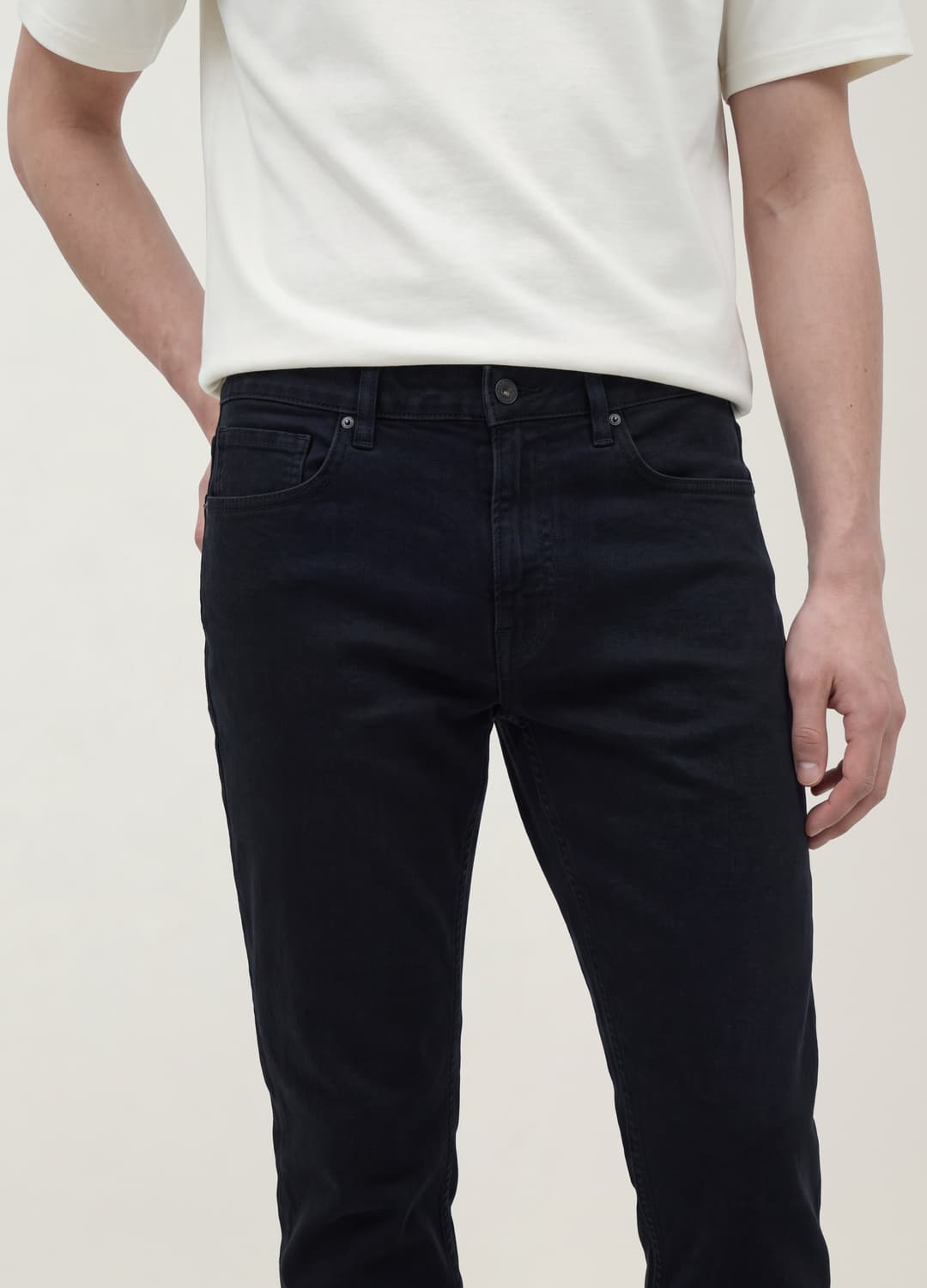 Jeans Denim Neri In Cotone Elasticizzato Slim Fit | OVS Jeans Denim Neri In Cotone Elasticizzato Slim Fit - 2 | OVS