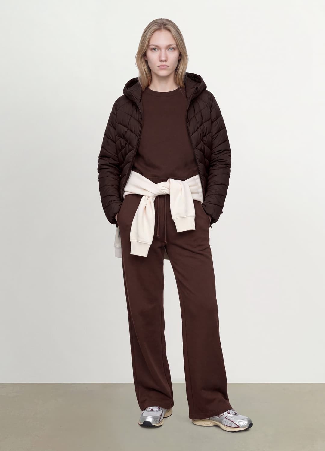 Giacca Ultralight Marrone Trapuntata Con Cappuccio E Zip | OVS Giacca Ultralight Marrone Trapuntata Con Cappuccio E Zip - 1 | OVS