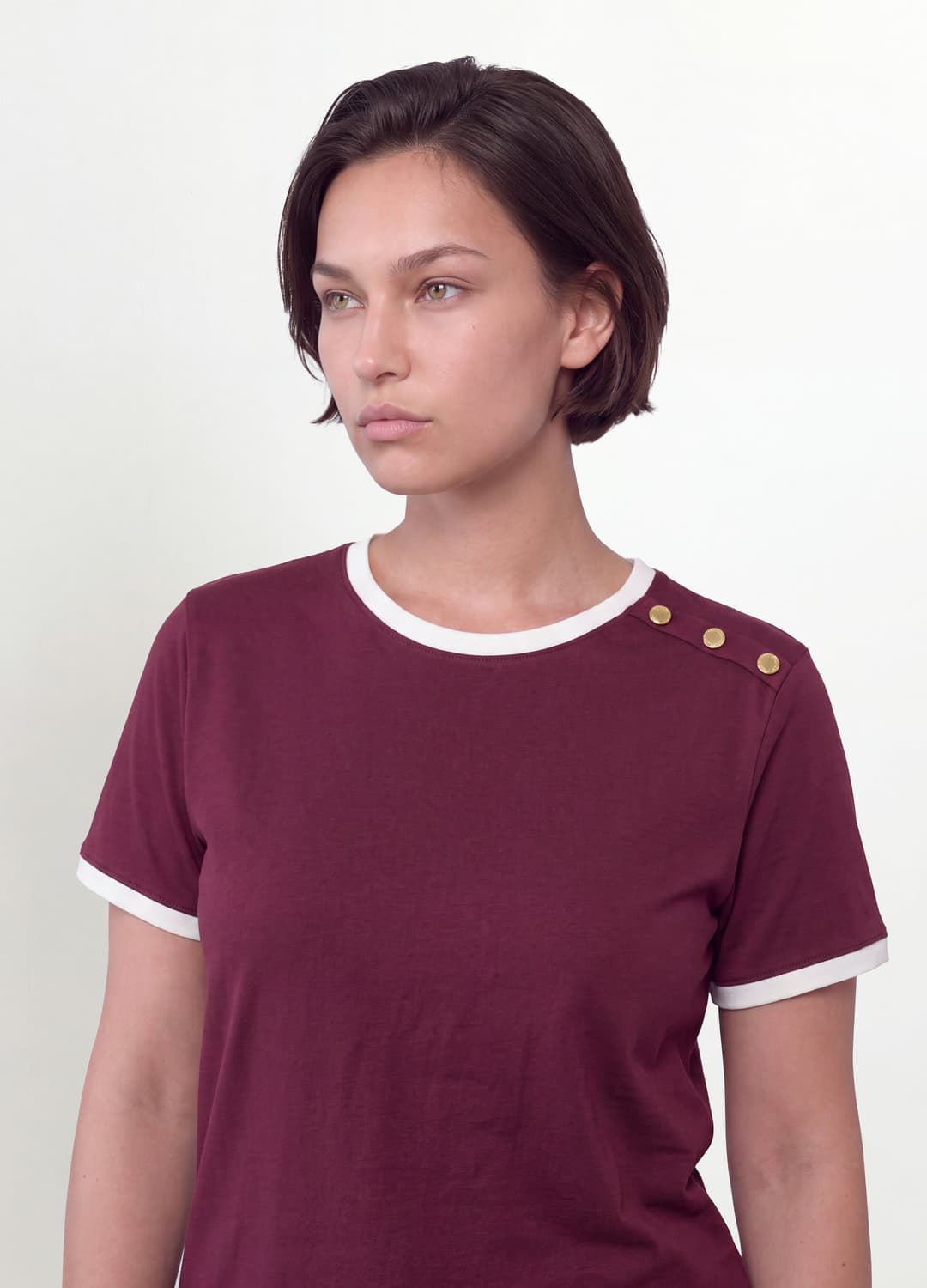 T-shirt Rossa In Puro Cotone Con Bottoni Regular Fit | OVS T-shirt Rossa In Puro Cotone Con Bottoni Regular Fit - 0 | OVS