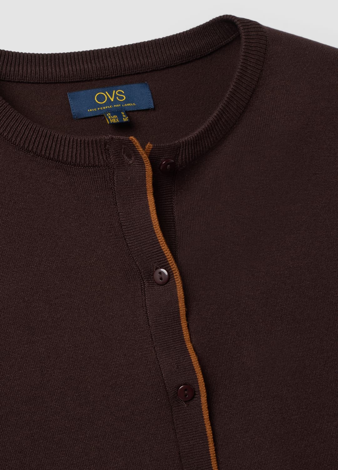 Cardigan Marrone In Misto Viscosa A Maniche Lunghe | OVS Cardigan Marrone In Misto Viscosa A Maniche Lunghe - 6 | OVS