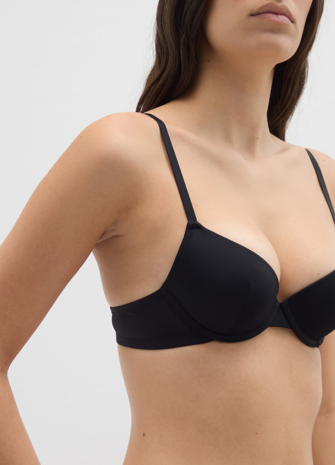 Reggiseno A Balconcino Nero Con Imbottitura | OVS Reggiseno A Balconcino Nero Con Imbottitura - 3 | OVS