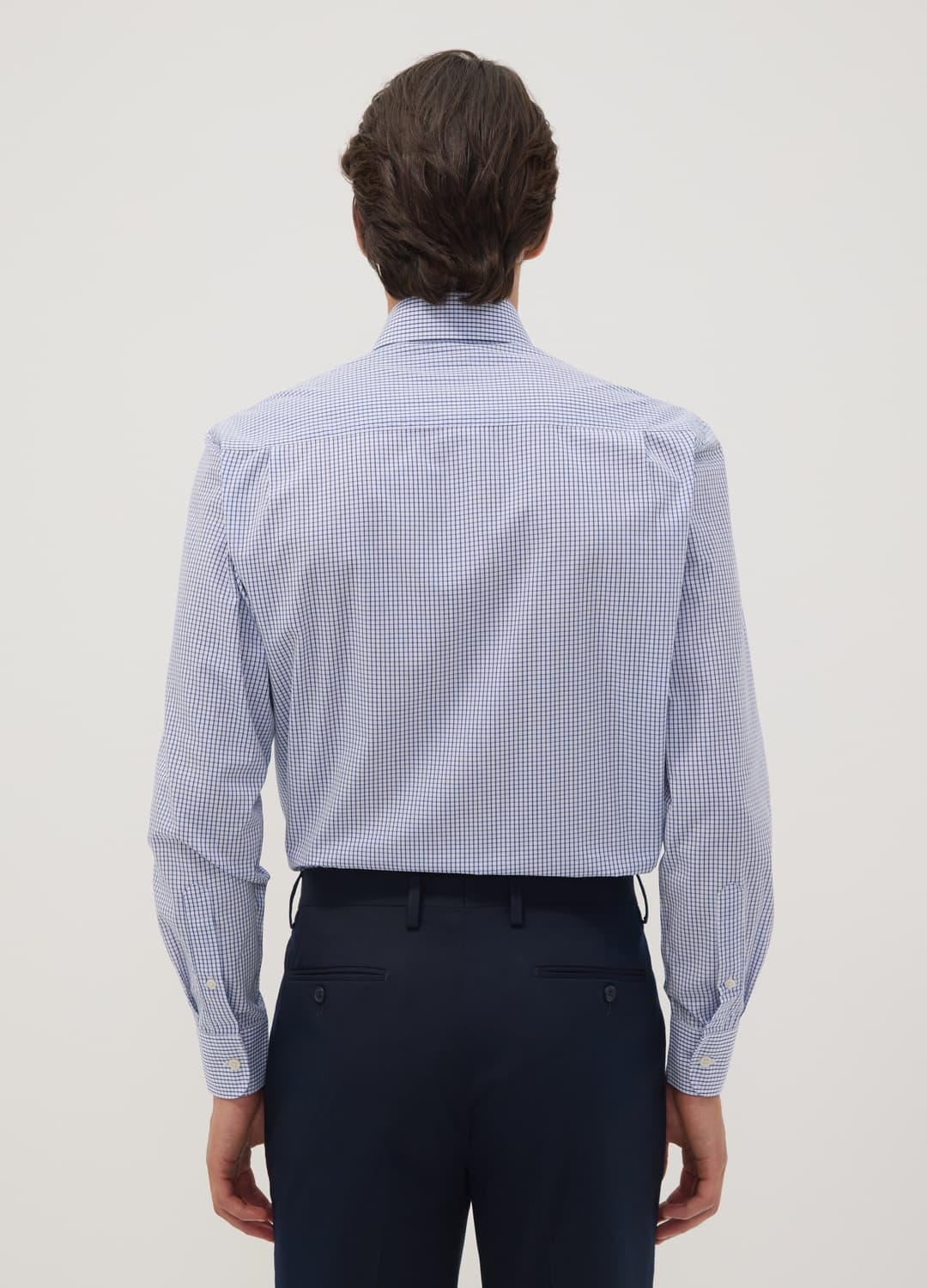 Camicia Azzurra In Misto Cotone A Quadretti Easi Iron Regular Fit | OVS Camicia Azzurra In Misto Cotone A Quadretti Easi Iron Regular Fit - 2 | OVS