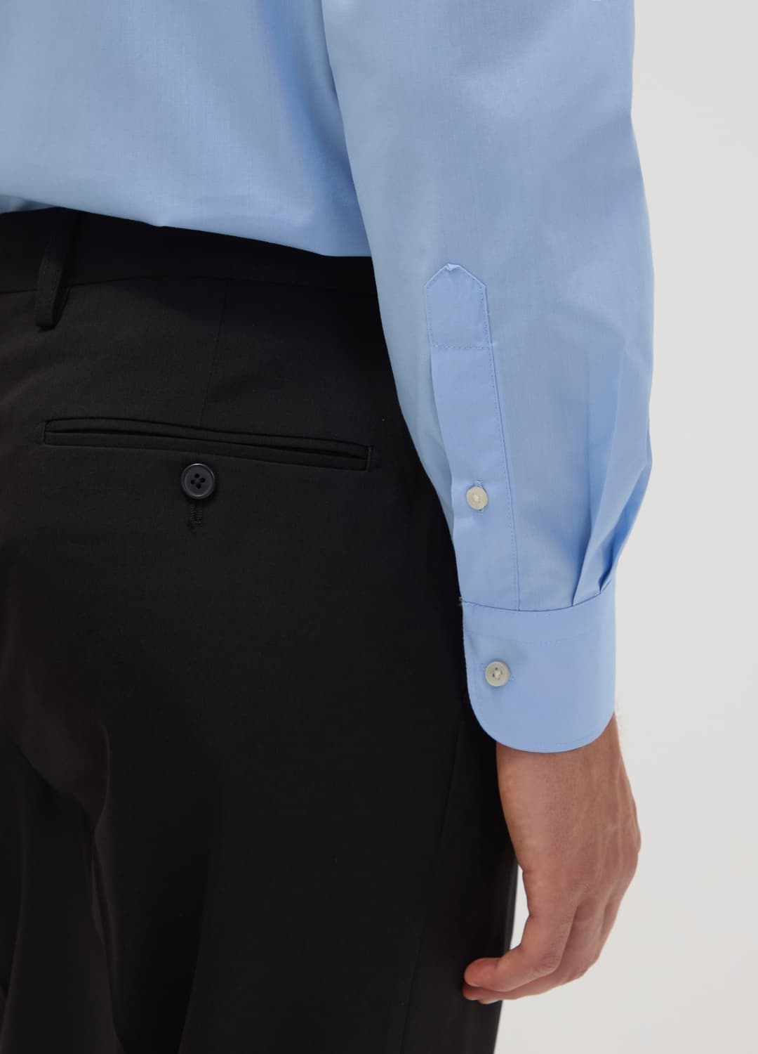 Camicia Azzurra Regular Fit Con Colletto Classico Easy Iron | OVS Camicia Azzurra Regular Fit Con Colletto Classico Easy Iron - 2 | OVS