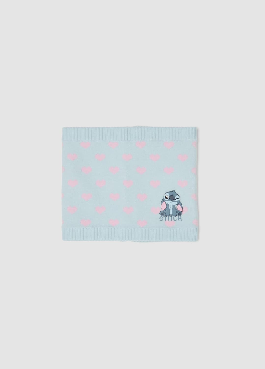 Sciarpa Azzurra In Viscosa Elasticizzata Con Stampa Stitch | OVS Sciarpa Azzurra In Viscosa Elasticizzata Con Stampa Stitch - 0 | OVS