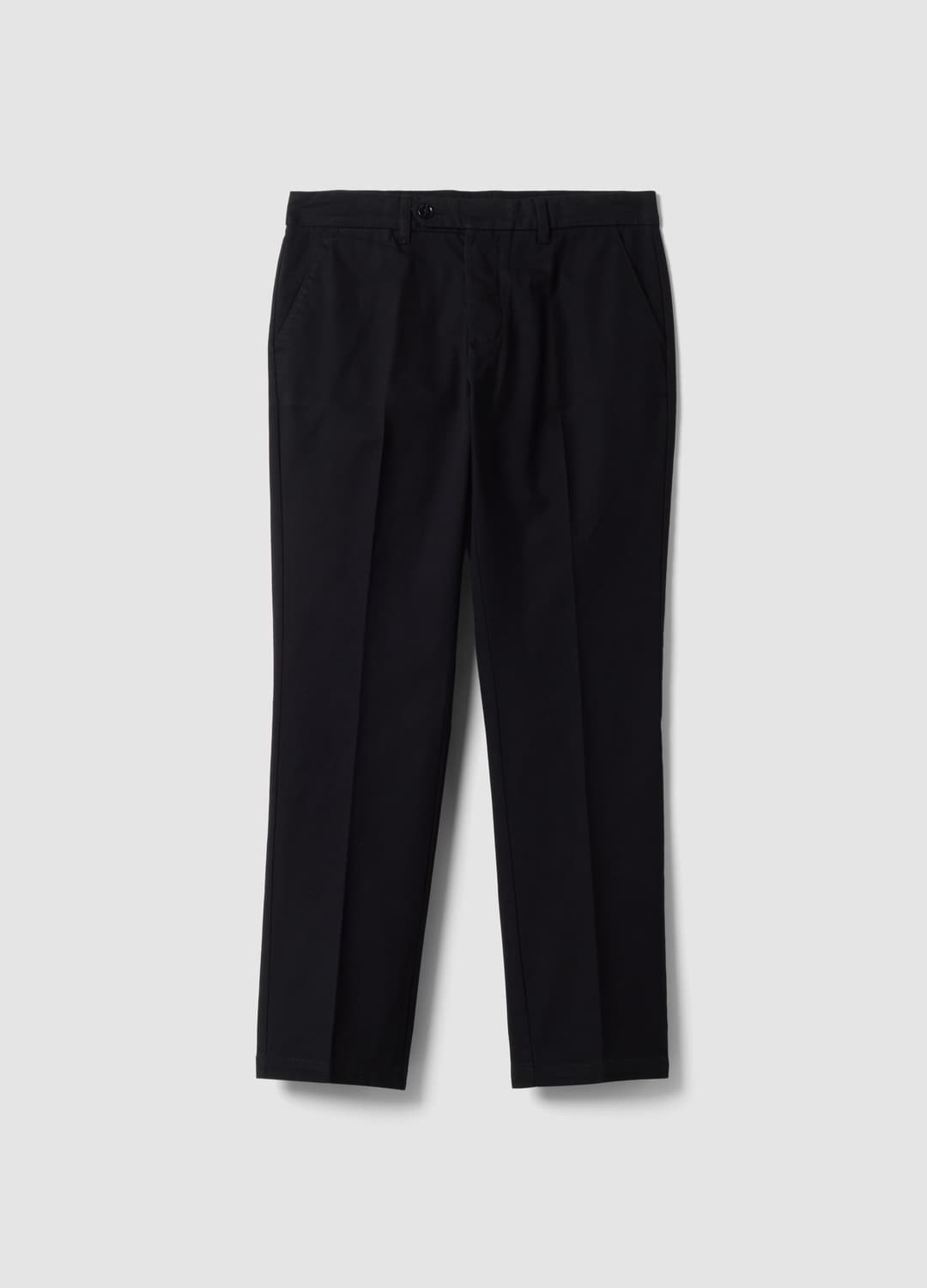 Pantaloni Chino Neri In Puro Cotone Regular Fit | OVS Pantaloni Chino Neri In Puro Cotone Regular Fit - 0 | OVS