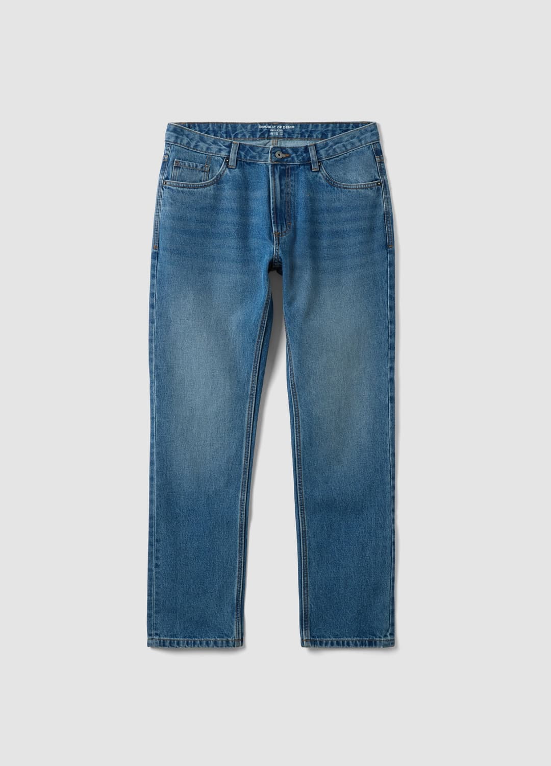 Blaue Denim-jeans Aus Reiner Baumwolle | OVS Blaue Denim-jeans Aus Reiner Baumwolle - 3 | OVS