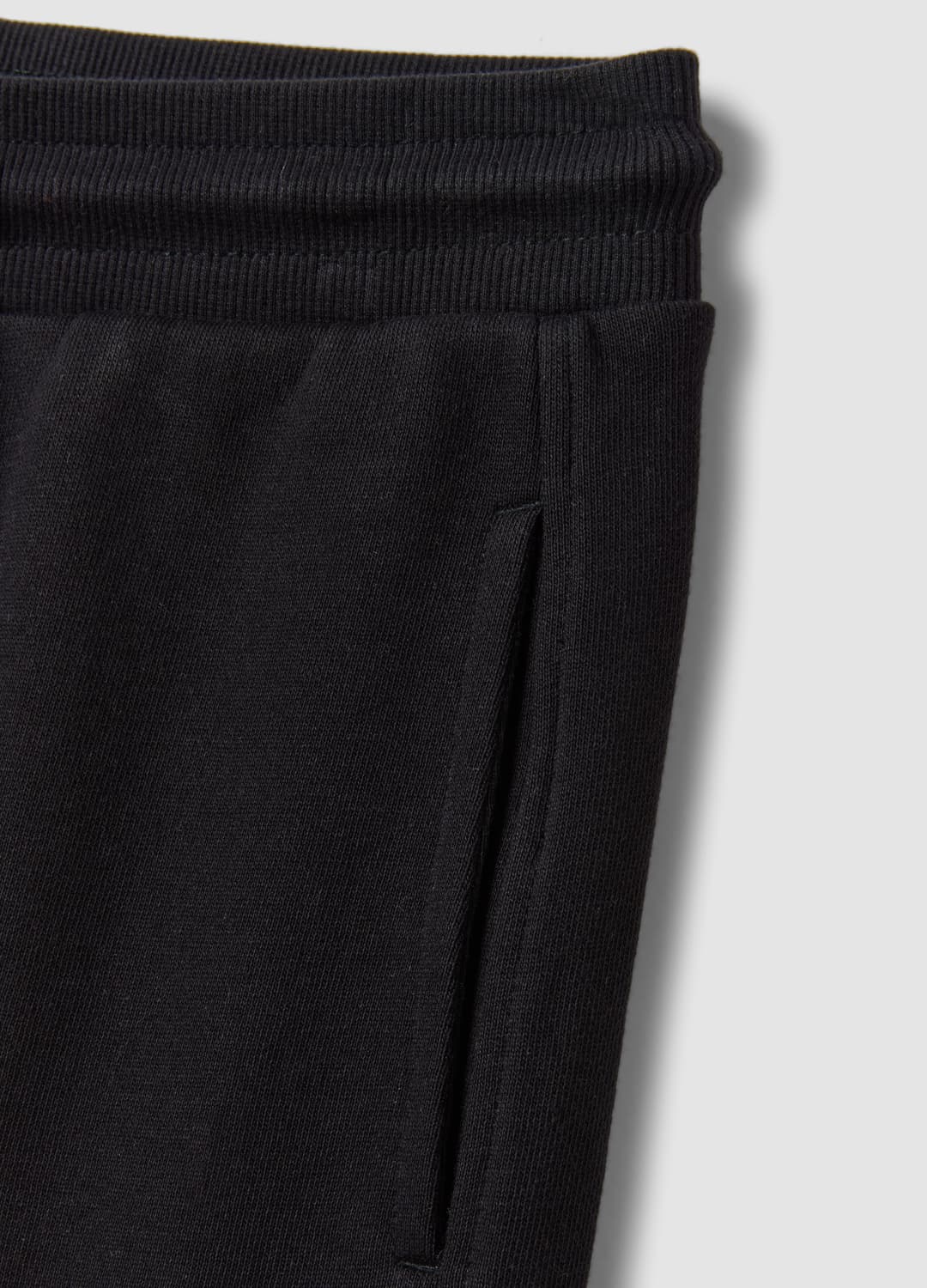 Pantaloni Jogger Neri In Puro Cotone Organico Comfort Fit Per Bambino | OVS Pantaloni Jogger Neri In Puro Cotone Organico Comfort Fit Per Bambino - 2 | OVS