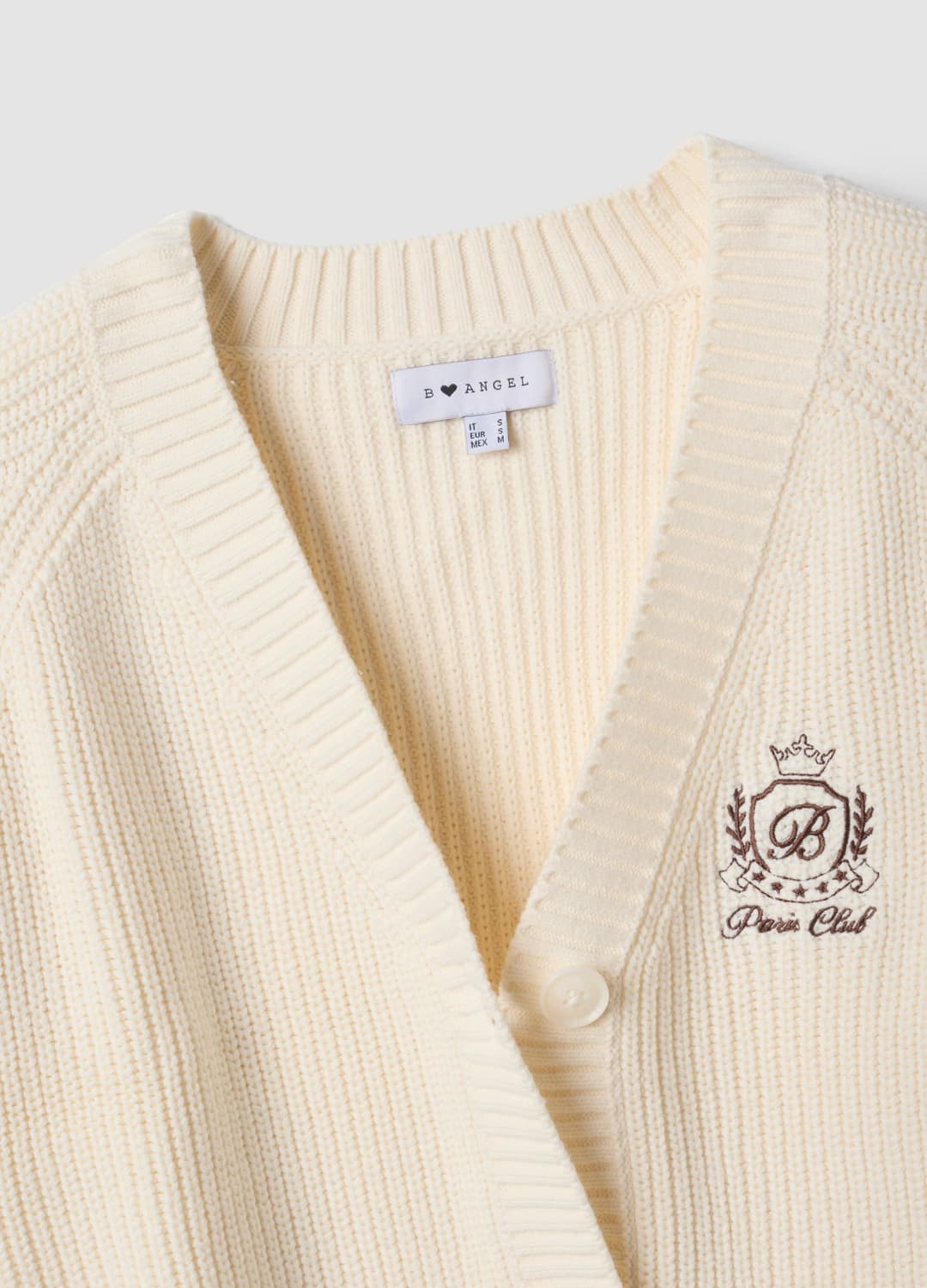 Cardigan Beige In Misto Cotone Con Scollo Profondo A V Fitted | OVS Cardigan Beige In Misto Cotone Con Scollo Profondo A V Fitted - 1 | OVS
