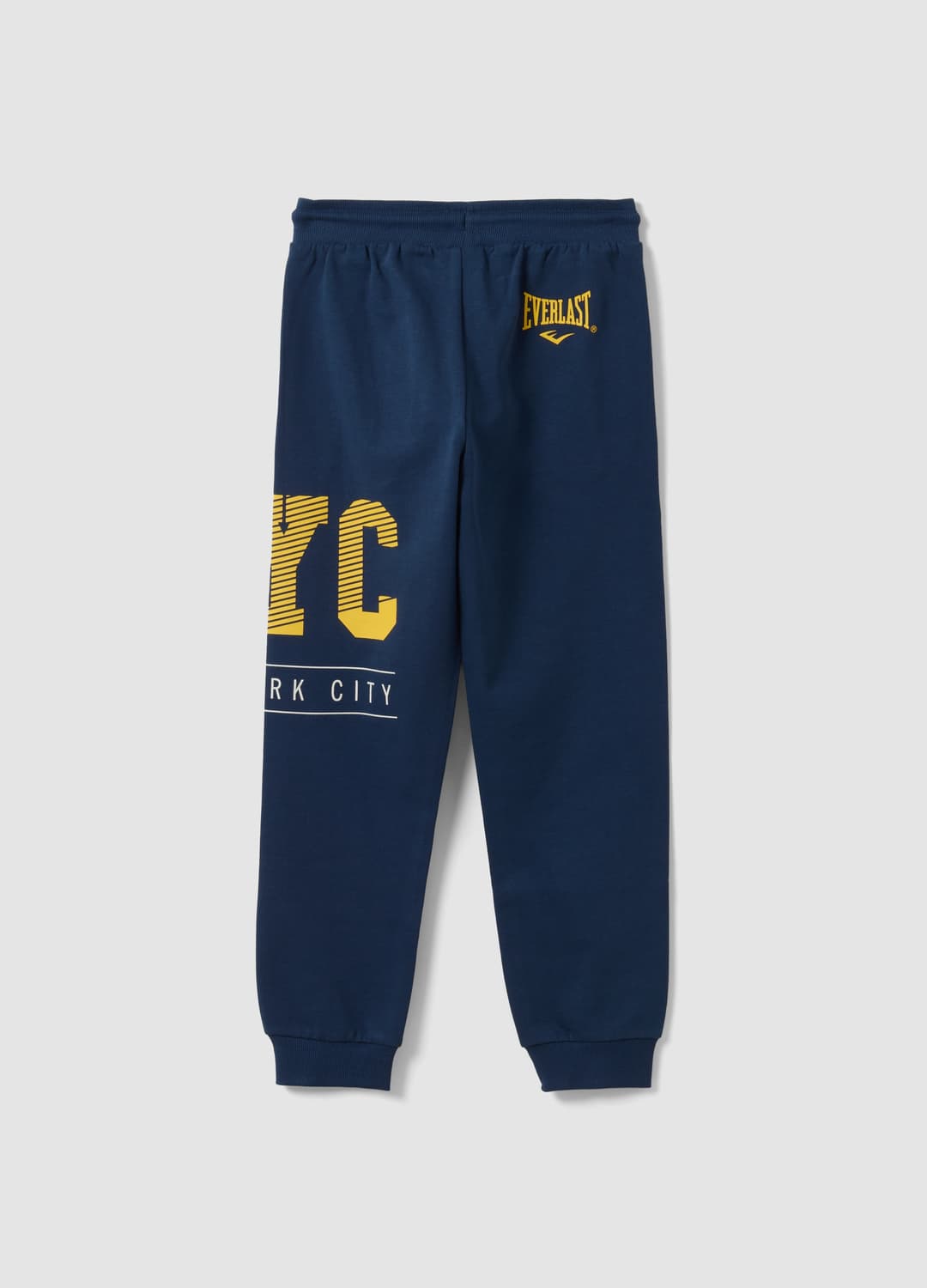 Pantaloni Sportivi Blu In Puro Cotone Con Stampa A Contrasto Per Bambino | OVS Pantaloni Sportivi Blu In Puro Cotone Con Stampa A Contrasto Per Bambino - 1 | OVS
