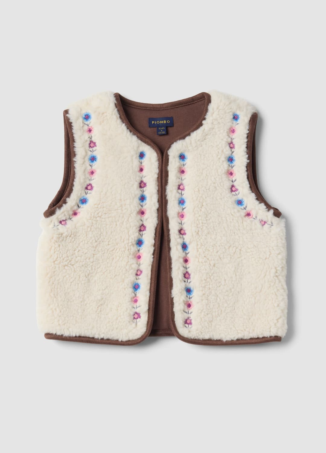 Gilet Bianco Girocollo Con Ricami Floreali Regular Fit | OVS Gilet Bianco Girocollo Con Ricami Floreali Regular Fit - 0 | OVS