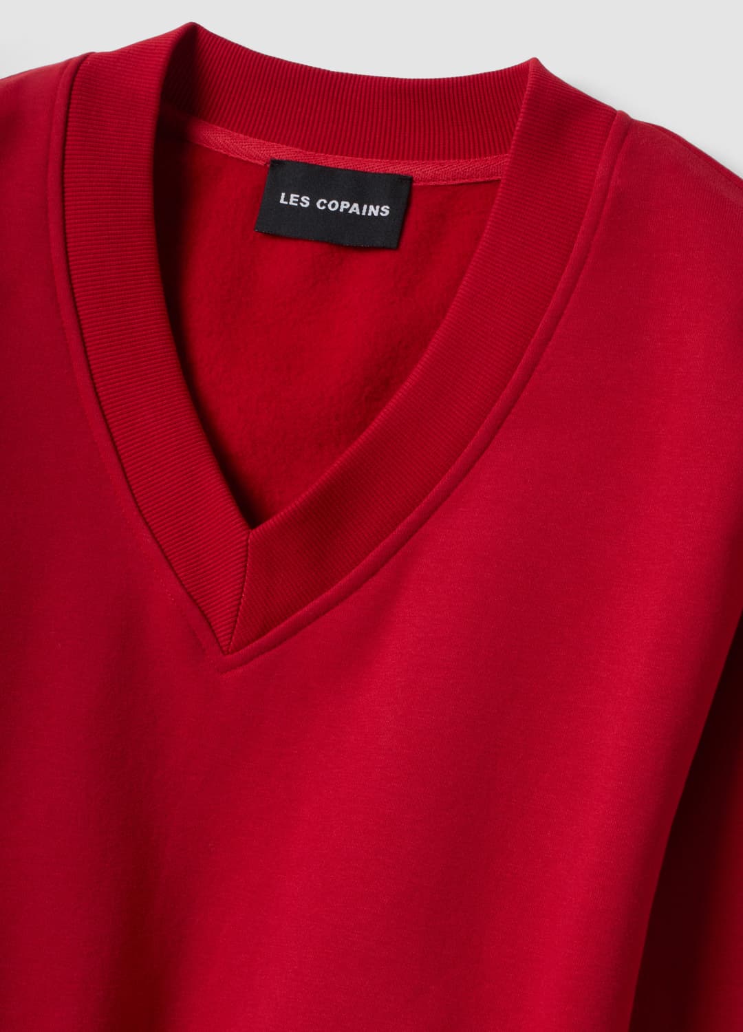 Felpa Rossa In Misto Cotone Con Scollo A V Over Fit | OVS Felpa Rossa In Misto Cotone Con Scollo A V Over Fit - 5 | OVS