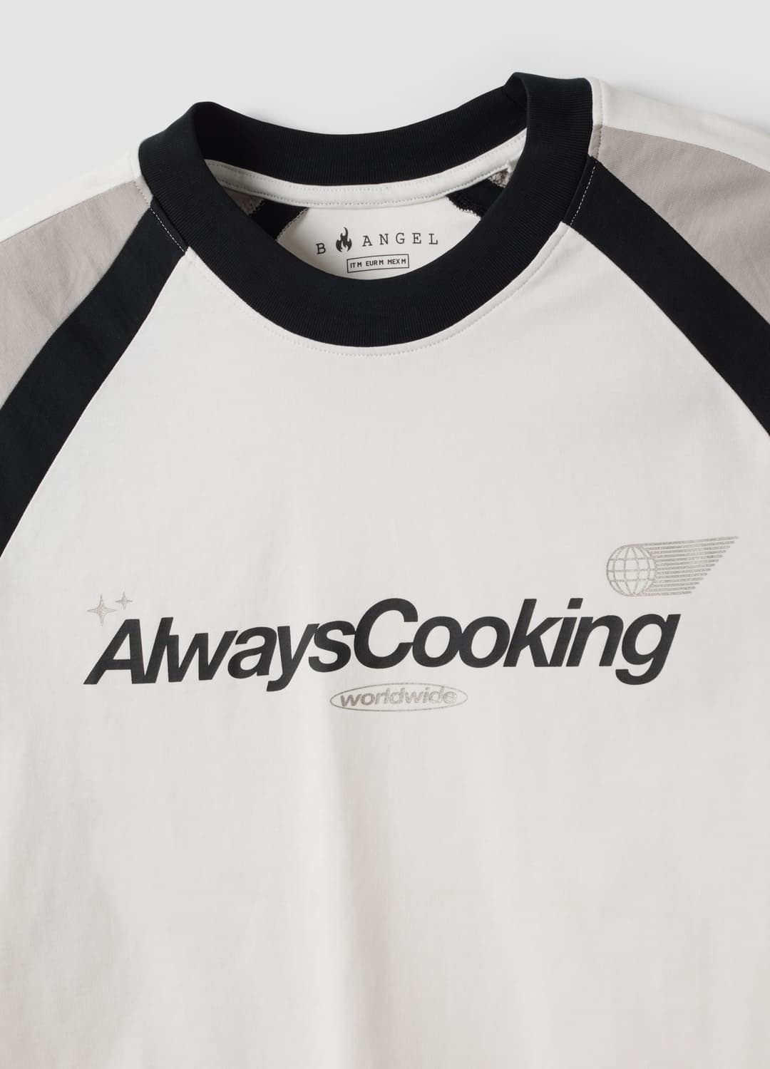 Weißes T-shirt Aus Reiner Baumwolle Mit Rundhalsausschnitt Und Schriftzug „always Cooking“ | OVS Weißes T-shirt Aus Reiner Baumwolle Mit Rundhalsausschnitt Und Schriftzug „always Cooking“ - 5 | OVS