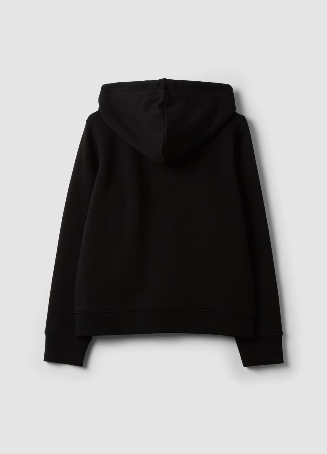 Felpa Nera In Misto Cotone Con Cappuccio Regular Fit | OVS Felpa Nera In Misto Cotone Con Cappuccio Regular Fit - 6 | OVS