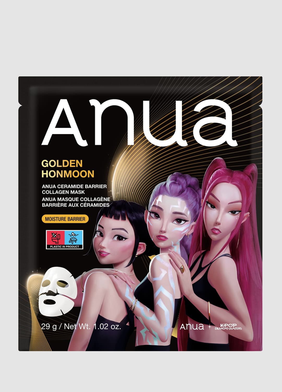 Ceramide Barrier Collagen Mask 29g | Anua K-pop Demon Hunters | OVS Ceramide Barrier Collagen Mask 29g | Anua K-pop Demon Hunters - 0 | OVS