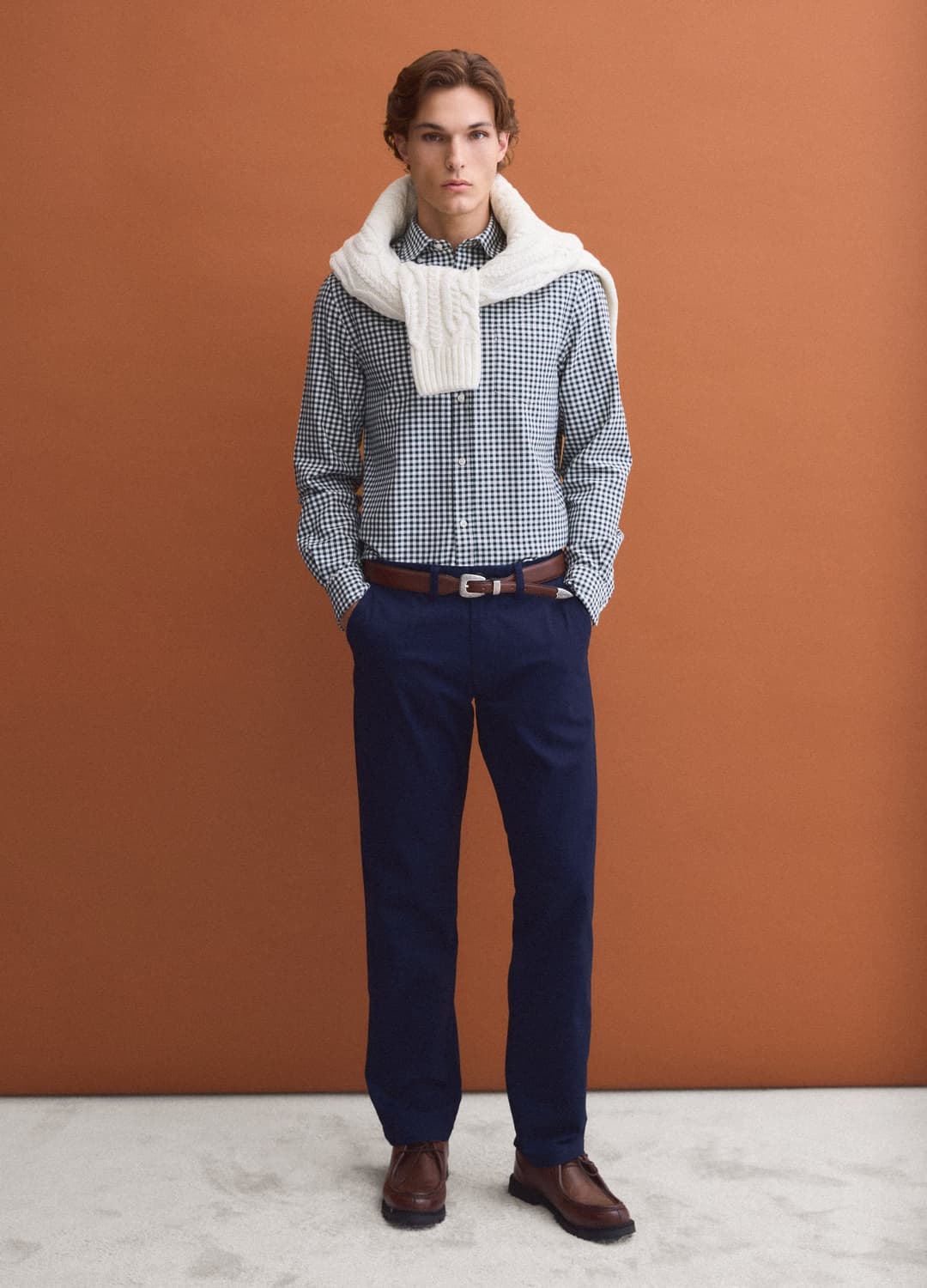 Camicia Oxford Verde A Quadri In Puro Cotone Con Collo Button-down Regular Fit | OVS Camicia Oxford Verde A Quadri In Puro Cotone Con Collo Button-down Regular Fit - 1 | OVS