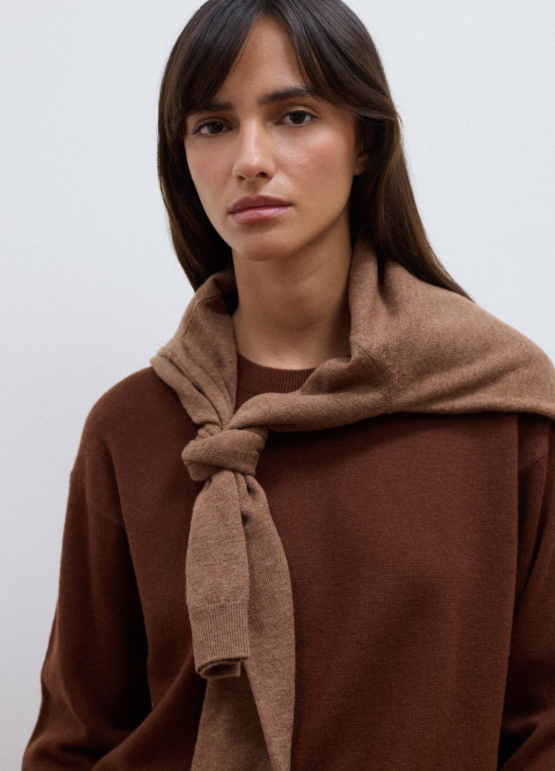 Violetter Pullover Aus Reiner Wolle Mit Rundhalsausschnitt Und Oversize-fit | OVS Violetter Pullover Aus Reiner Wolle Mit Rundhalsausschnitt Und Oversize-fit - 0 | OVS