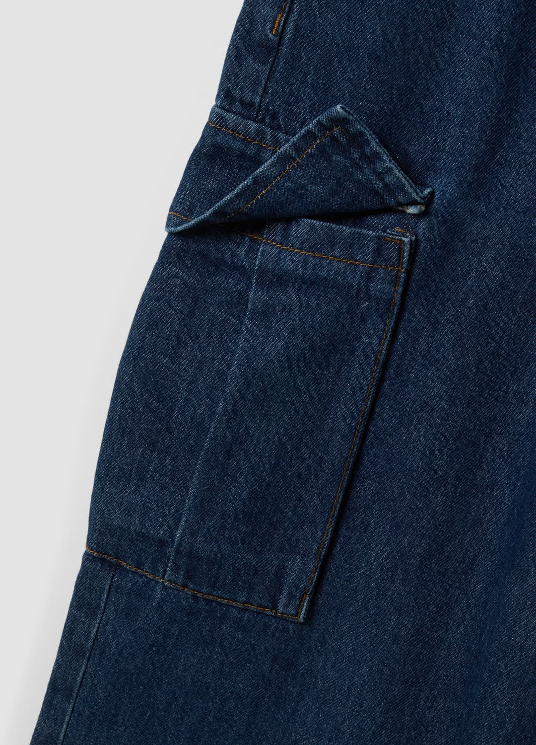 Blaue Cargo-jeans Aus Reiner Baumwolle Mit Wide-leg | OVS Blaue Cargo-jeans Aus Reiner Baumwolle Mit Wide-leg - 12 | OVS