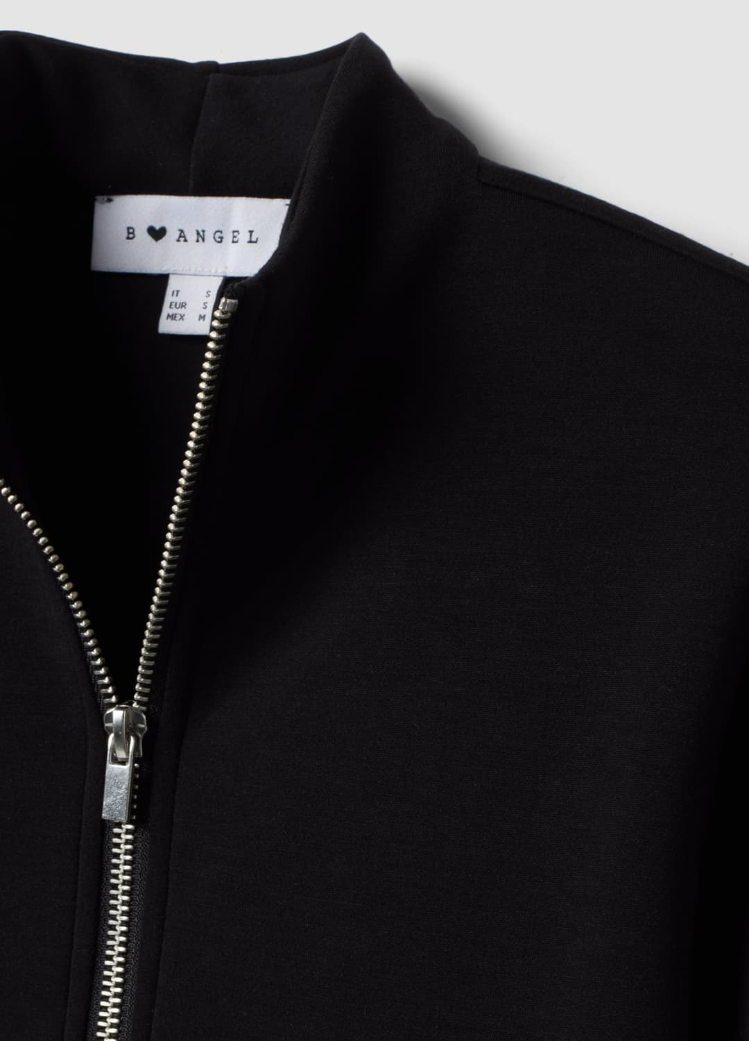 Felpa Nera In Modal Elasticizzato Con Collo Rialzato | OVS Felpa Nera In Modal Elasticizzato Con Collo Rialzato - 1 | OVS