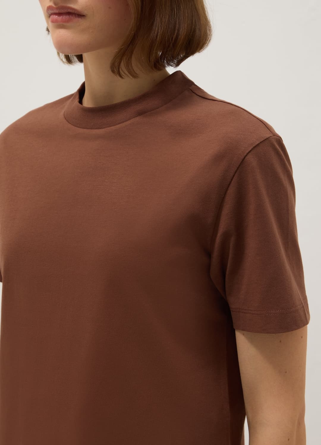 Braunes T-shirt Aus Reinem Baumwollstoff | OVS Braunes T-shirt Aus Reinem Baumwollstoff - 3 | OVS