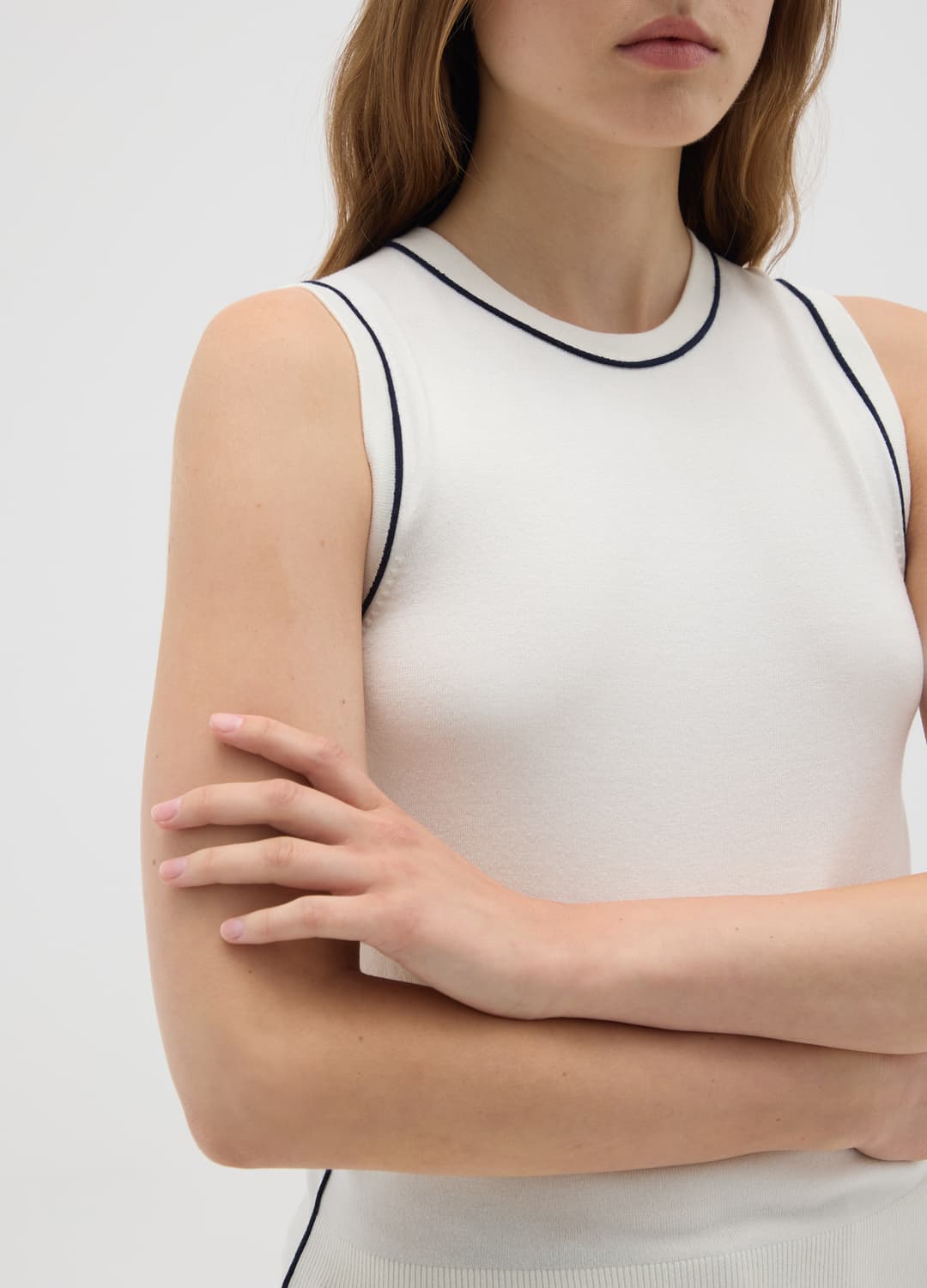 Maglia Smanicata Bianca Vestibilità Regular | OVS Maglia Smanicata Bianca Vestibilità Regular - 3 | OVS