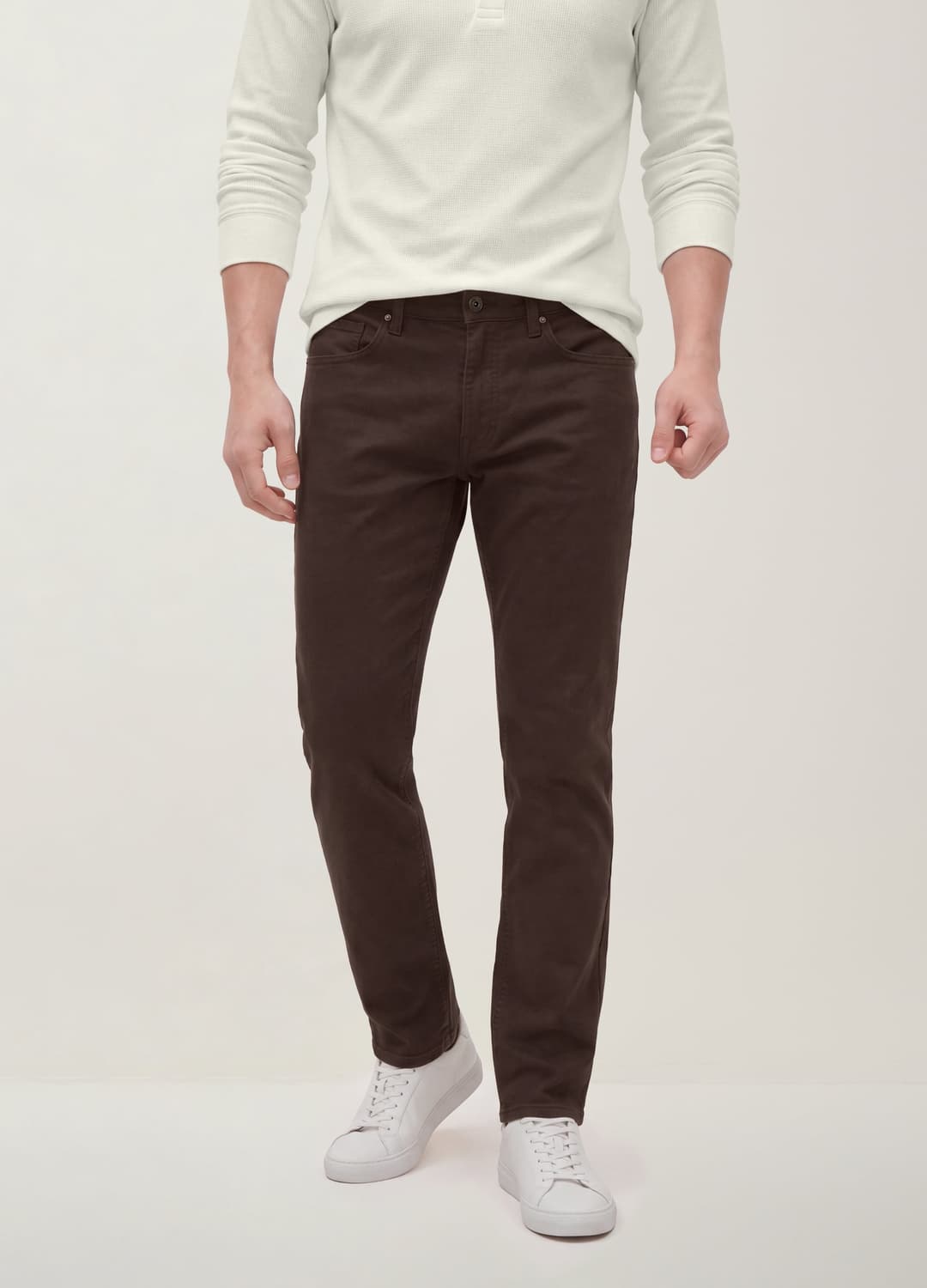 Braune Denim-jeans Aus Stretch-baumwolle | OVS Braune Denim-jeans Aus Stretch-baumwolle - 1 | OVS