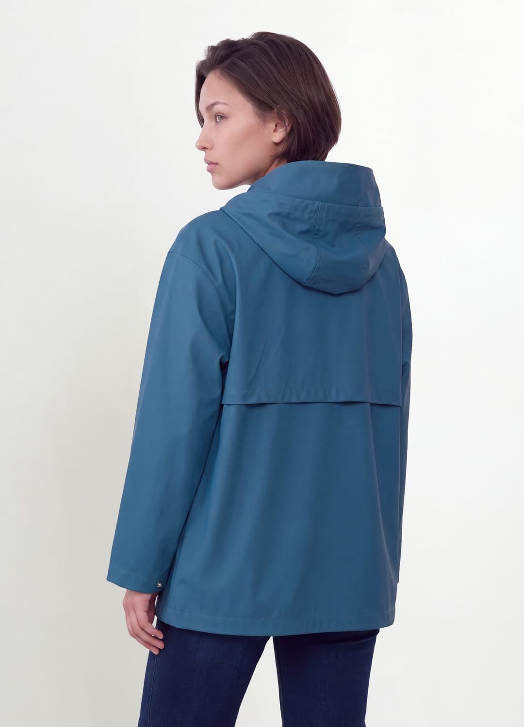 Giacca Antipioggia Blu Con Cappuccio E Zip Regular Fit | OVS Giacca Antipioggia Blu Con Cappuccio E Zip Regular Fit - 3 | OVS