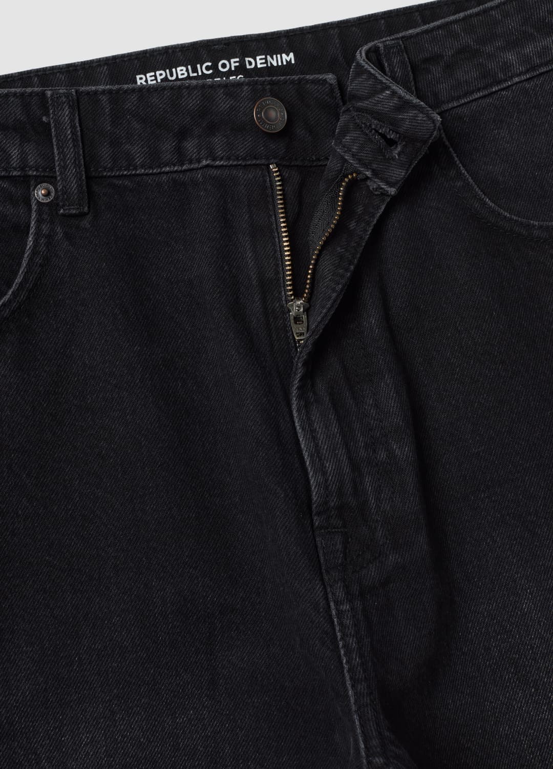 Jeans Denim Neri Wide Leg In Puro Cotone | OVS Jeans Denim Neri Wide Leg In Puro Cotone - 6 | OVS