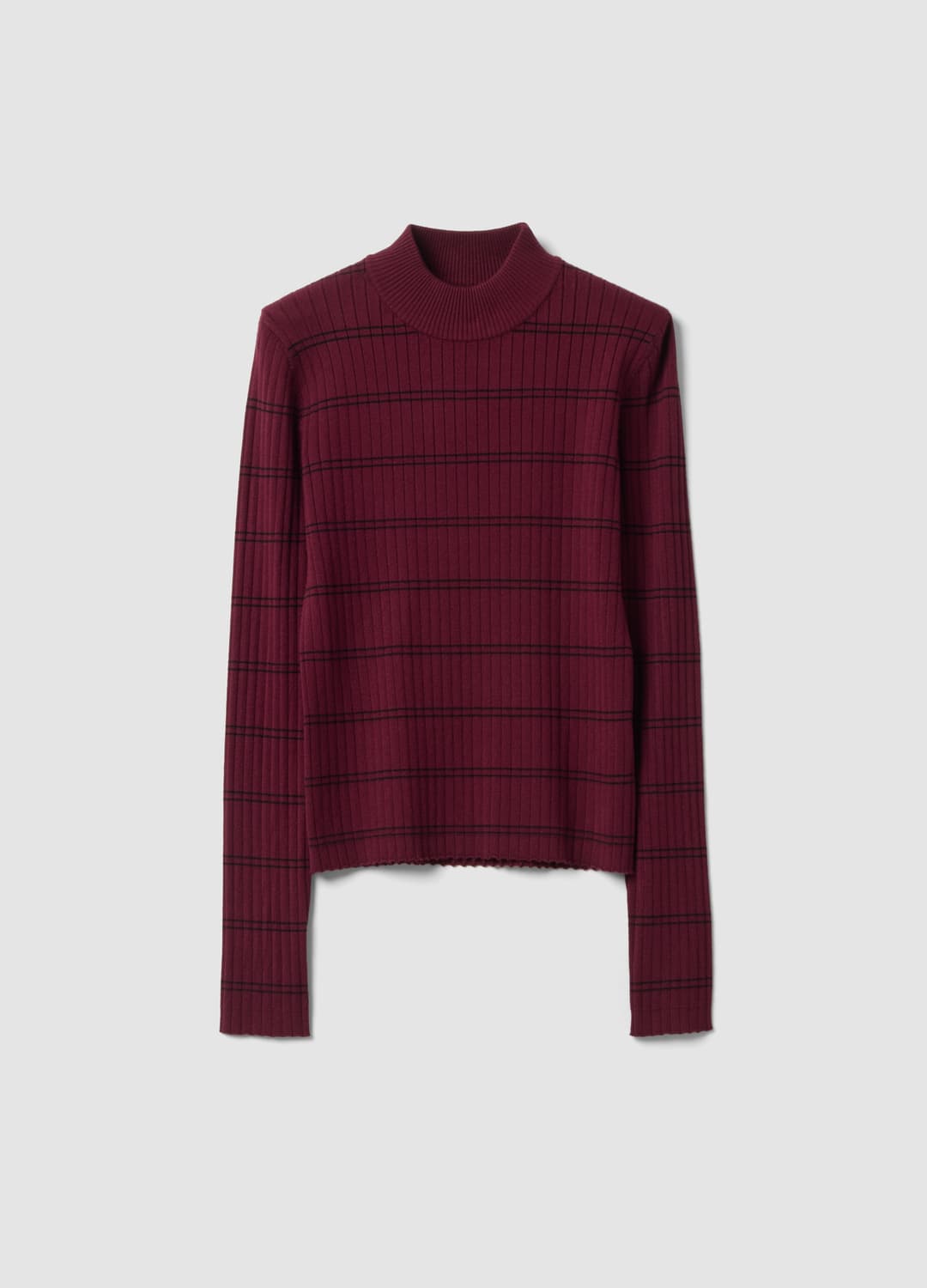 Maglia Marrone In Misto Viscosa Con Collo Rialzato Fitted | OVS Maglia Marrone In Misto Viscosa Con Collo Rialzato Fitted - 4 | OVS