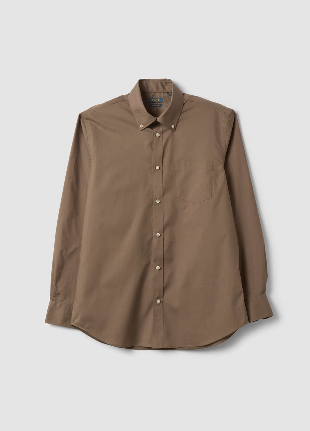 Camicia Marrone Regular Fit Con Collo Button-down Easy Iron | OVS Camicia Marrone Regular Fit Con Collo Button-down Easy Iron - 4 | OVS