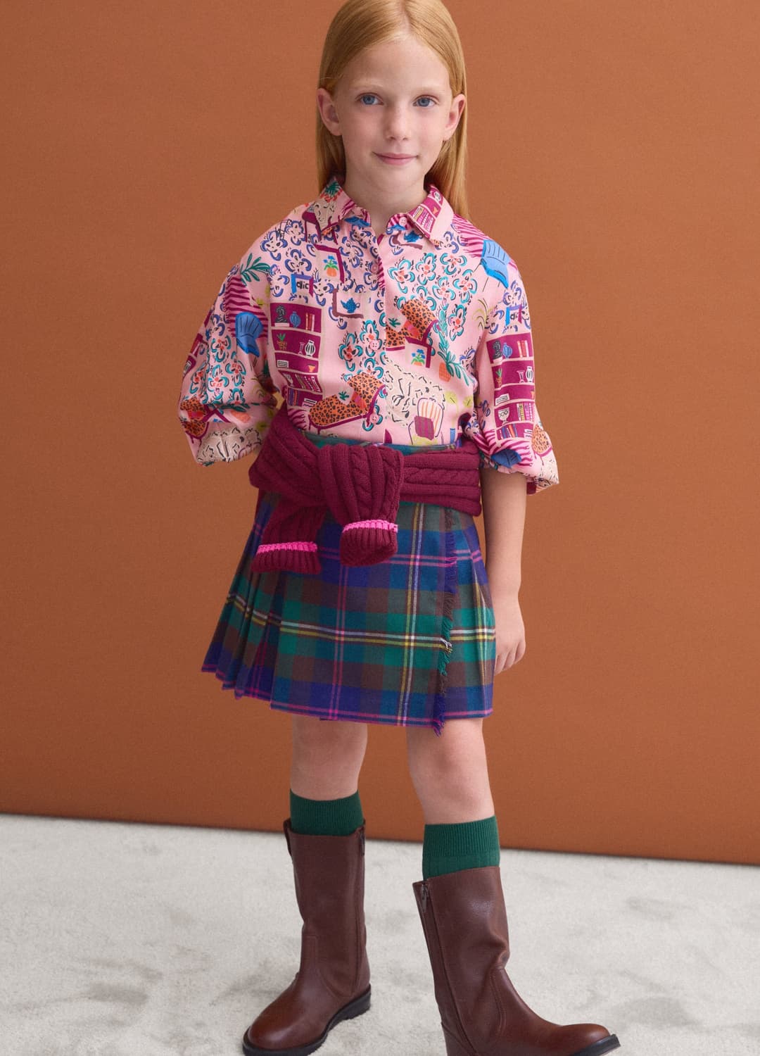 Gonna Multicolor In Viscosa Elasticizzata A Quadri Per Bambina | OVS Gonna Multicolor In Viscosa Elasticizzata A Quadri Per Bambina - 0 | OVS