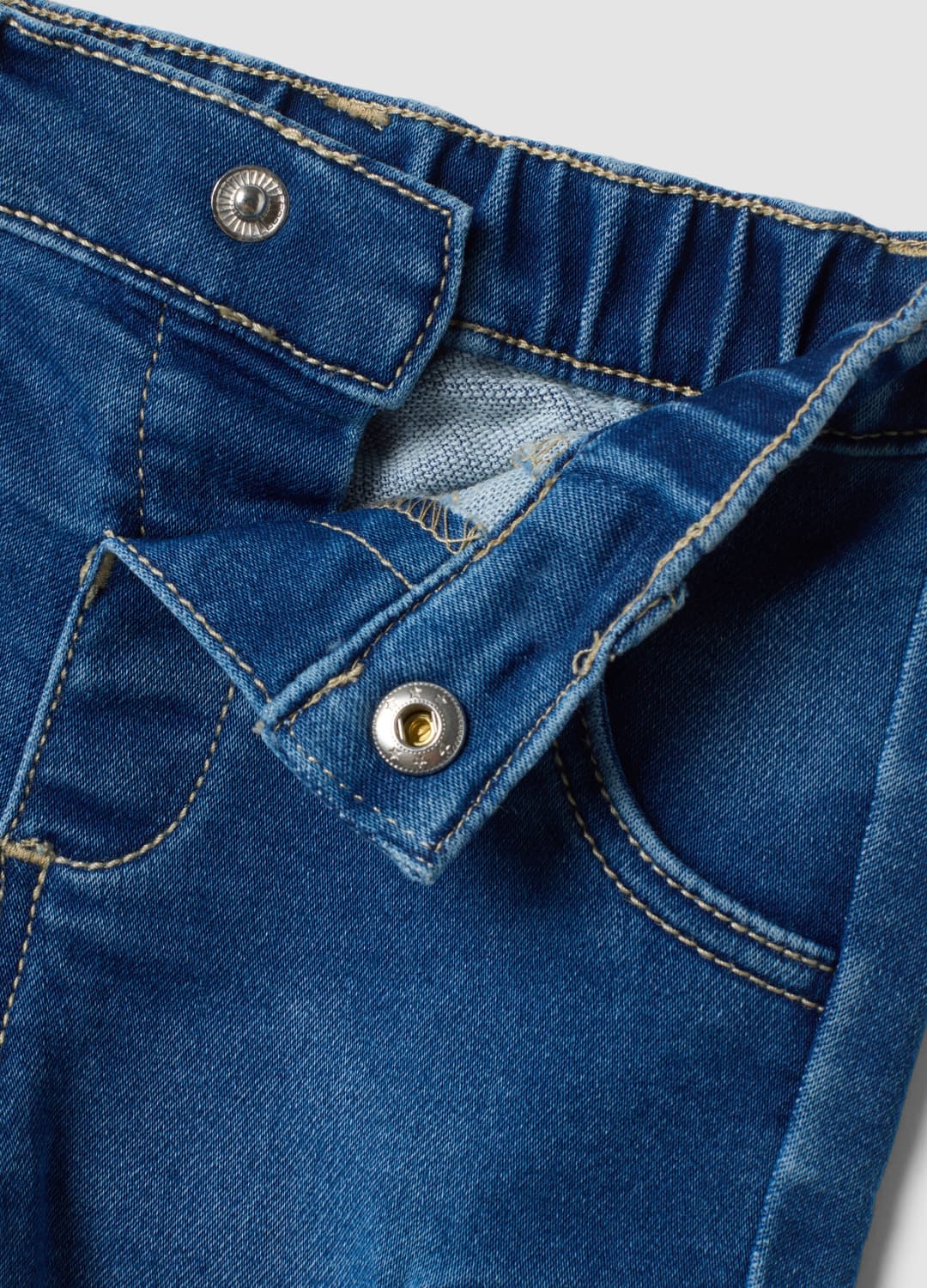 Pantaloni Blu In Cotone Elasticizzato Con Tasca Cargo Per Neonato | OVS Pantaloni Blu In Cotone Elasticizzato Con Tasca Cargo Per Neonato - 2 | OVS