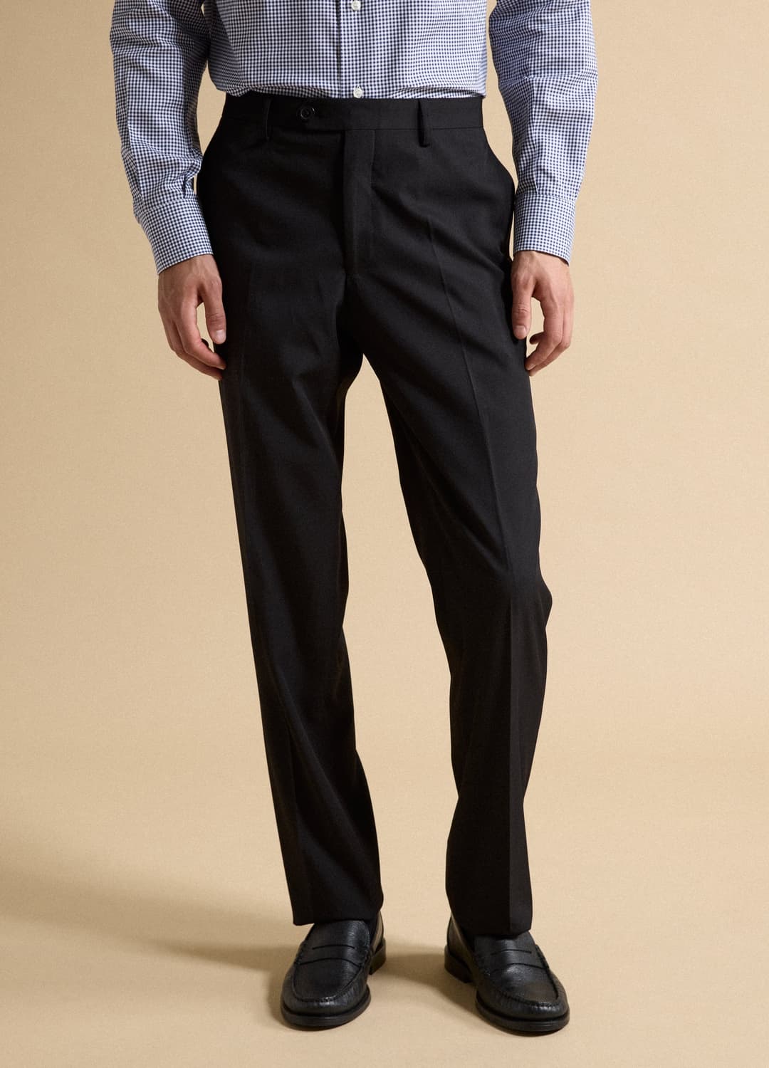 Pantaloni Formali Neri In Viscosa Elasticizzata Regular Fit | OVS Pantaloni Formali Neri In Viscosa Elasticizzata Regular Fit - 1 | OVS