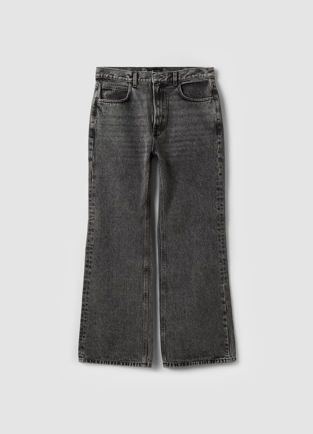 Graue Denim-jeans Im Flare Fit Aus Reiner Baumwolle | OVS Graue Denim-jeans Im Flare Fit Aus Reiner Baumwolle - 4 | OVS